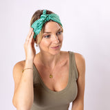 Bandana-Handtuch | Outdoor-Allrounder | Green Garden - WOODSANDWAVES