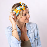 Bandana-Handtuch | Outdoor-Allrounder | Copacabana Lemon - WOODSANDWAVES